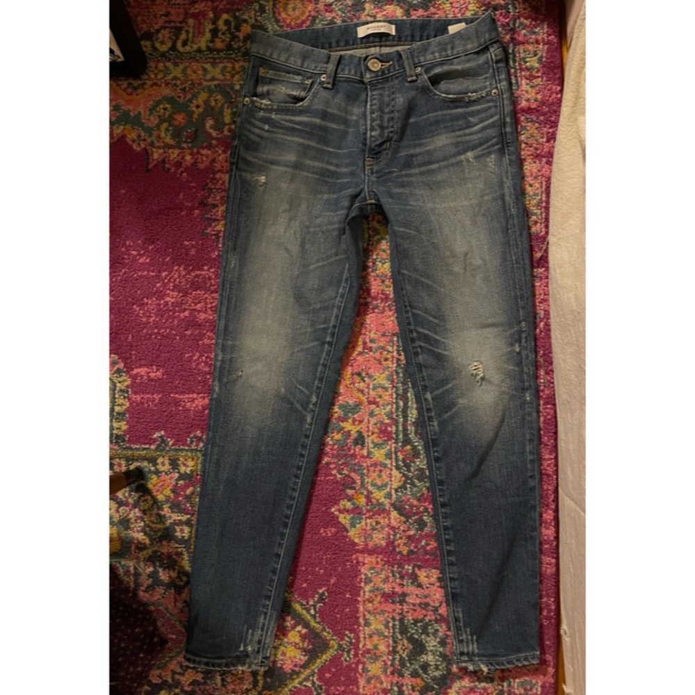 Moussy Distressed Denim Skinny Jean
